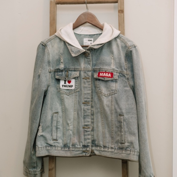 Trump “ you missed “ Jean Jacket - Picture 3 of 4